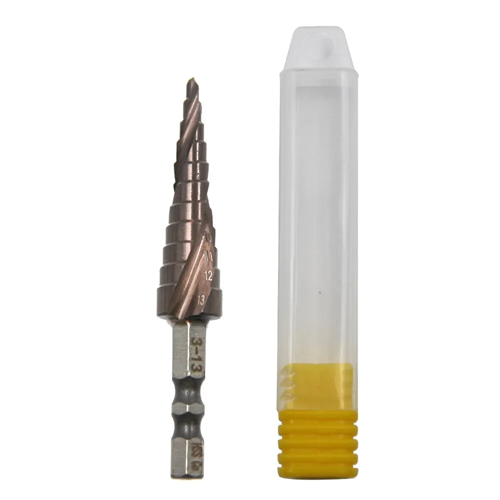 M35HexagonalSpiral313mmCobaltContainingStepDrillStainlessSteelHoleOpenerCoPagoda