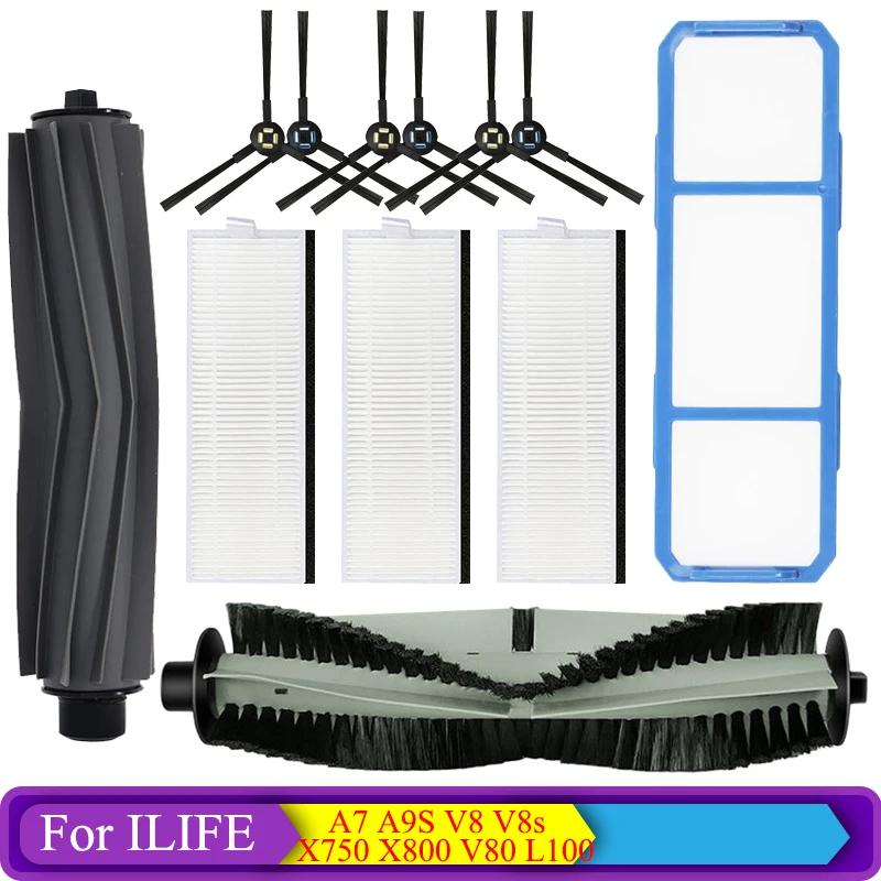 Brosses Latérales De Rechange Complètes Pour Silvercrest SSR1 SSRA1 Pour A9s A9 A7 A80 Plus 4 Et 10 Paquets (4 Pièces