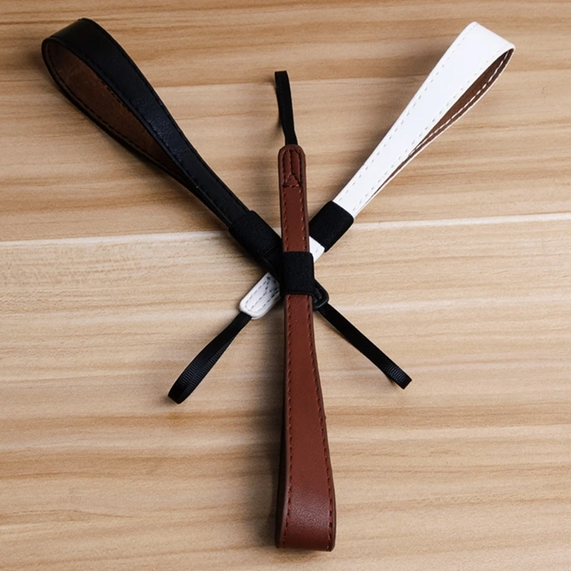 Premium Leather Camera Wrist Strap and Hand Grip Wristband