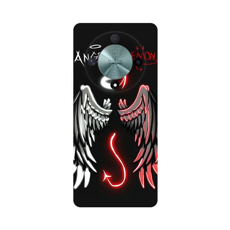 Silicone Wolf Painted Soft TPU Back Case Cover