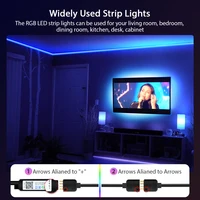 LED Strip Lights RGB 3535 ,5V 1M-30M,16 million colors, RGB , Led Strip Lighting Music Sync, Color Changing for Party Home 6