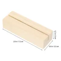 Wooden Card Holder Desk Accessory Business Slot Photo Stand Picture Frame Memo Holder Table Number Display Restaurant Menu 2