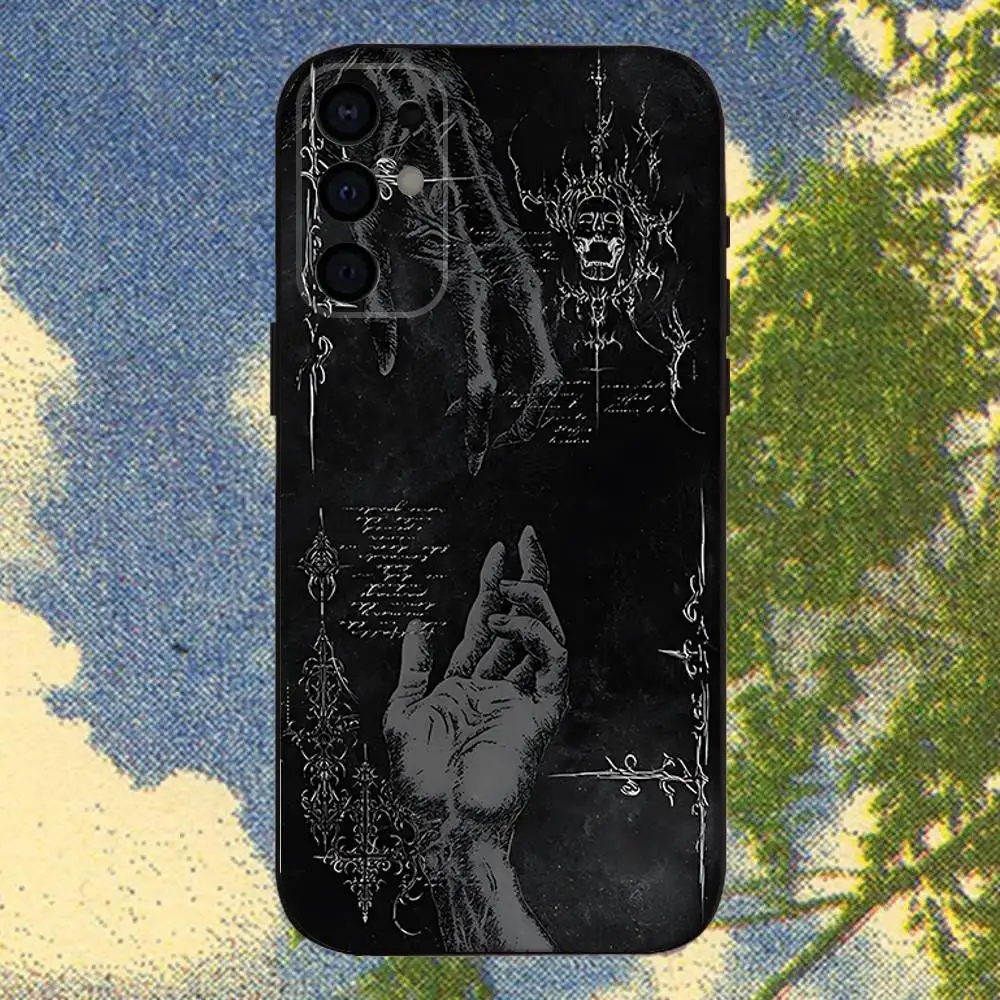 Dark Gothic Coquette Cybersigilism Skin-Friendly TPU Phone Case