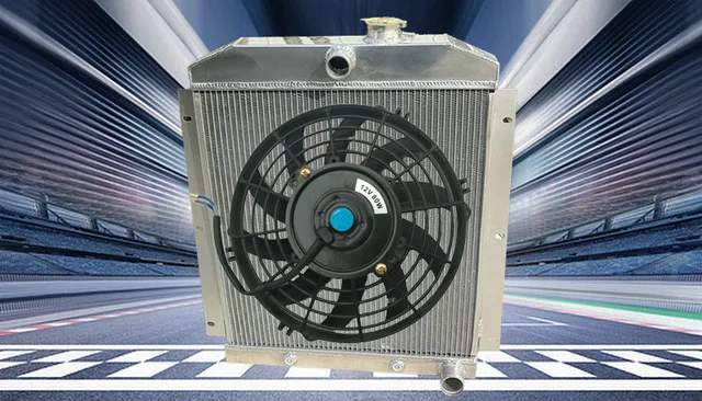 Radiatore In Alluminio Per Carrello Elevatore Nissan 1988-1992 A10-A25 - OEM#2146090H10 - Foto 2