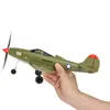 TOP RC HOBBY 402mm Mini P39 2.4G 4CH 6-Axis Gyro One Key Aerobatics U-Turn EPP Scaled Warbird RC Airplane RTF Compatible OpenTX 5