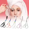 Eyebrow Trimmer Scissor Colorful Stainless Steel With Accessories Makeup Removal Hair Shaping Comb Shaver Grooming M6B4 1