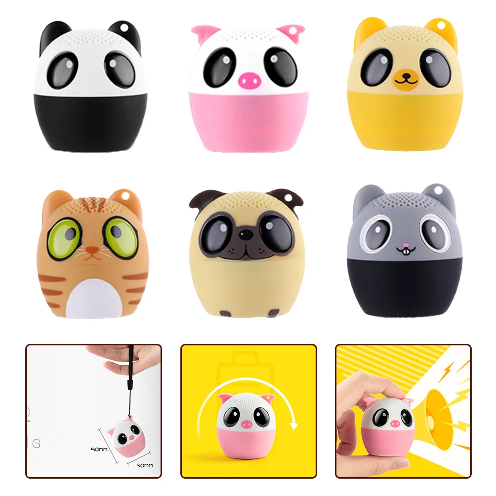 

Cute Cartoon-comptile Speaker New Mini Small Speaker Wireless Portable Creative Outdoor Portable Subwoofer