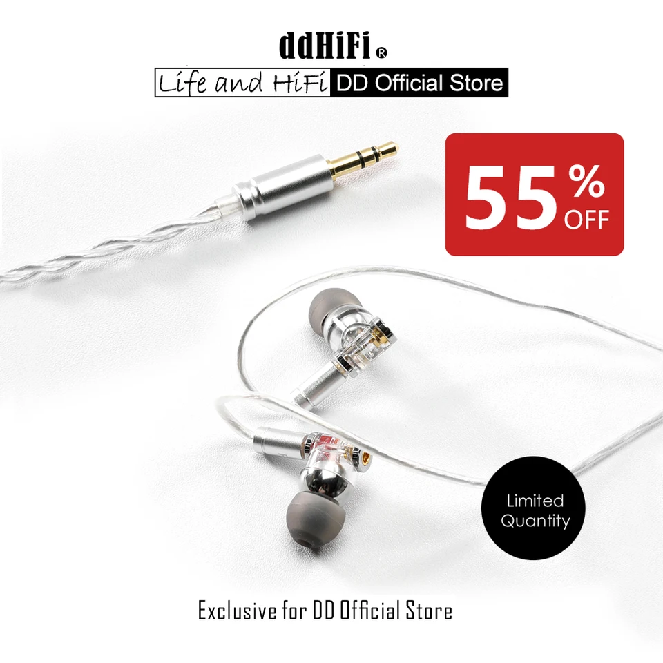 Super Deal] DD ddHiFi Exclusivity Janus2 (AE) Single DD Earphones