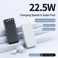 OnePlus 100000mAh batterie externe charge Super rapide portable 4 In1 câbles intégrés batterie externe pour IPhone Samsung Xiaomi 2025 nouveau 4