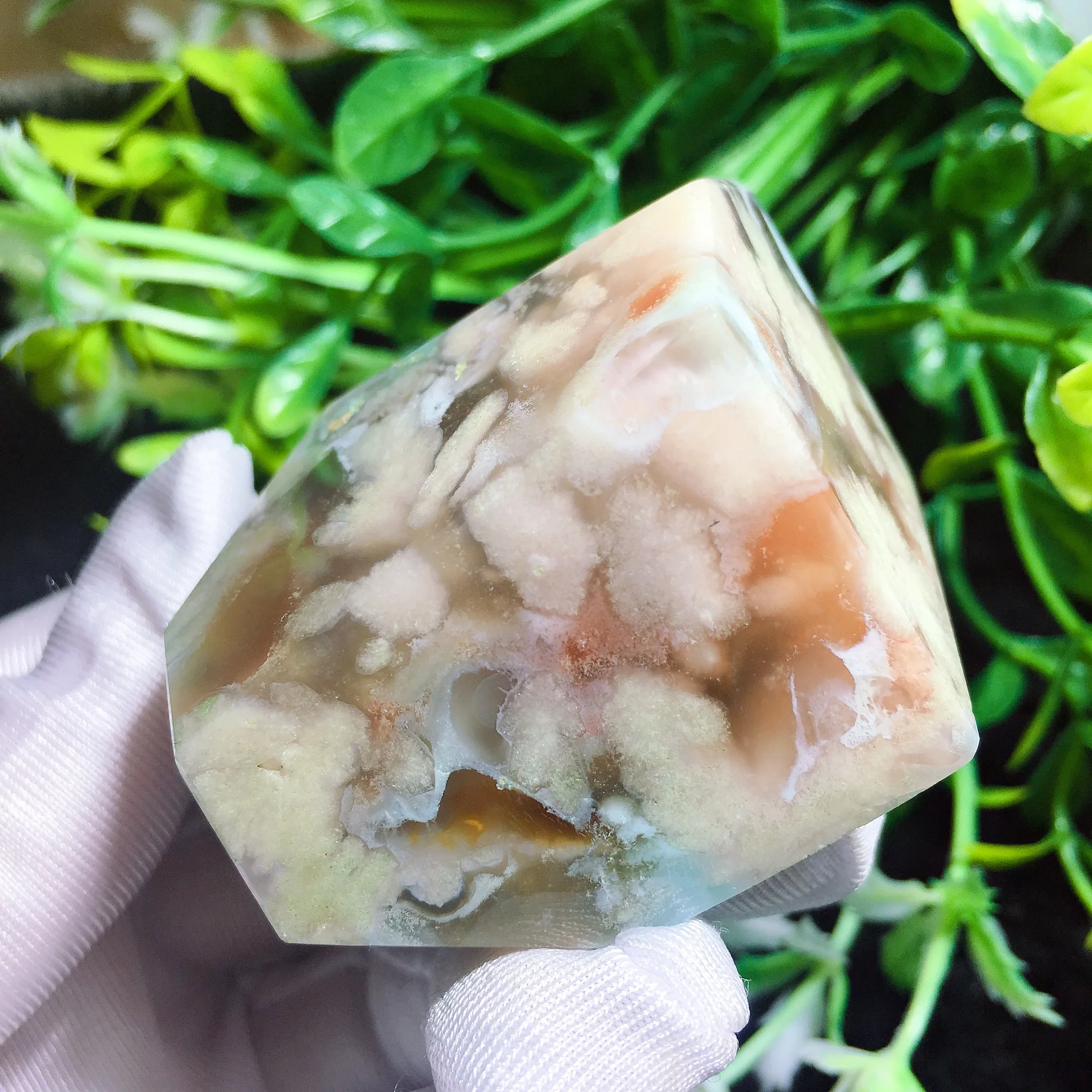Green Flower Agate Freedom 2406