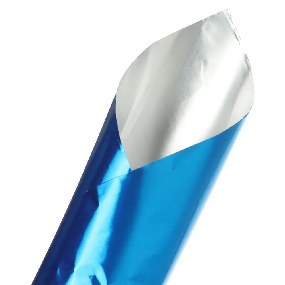 100 Stück goldene Farbe Aluminium folie Zinn Geschenk papier Metall prägung Süßigkeiten Schokoladen papier Hochzeits feier liefert – Detail 8