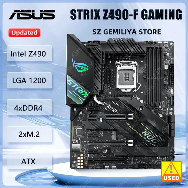 core i9-10900k + ROG STRIX Z490-F GAMING ASUS ROG STRIX Z490-F