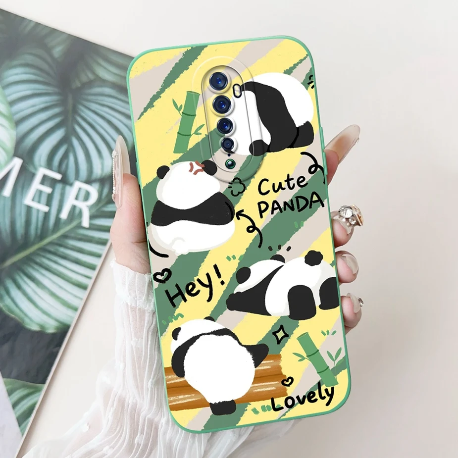 Cute Panda Cartoon Soft Silicone Phone Case - Durable Bumper Cover