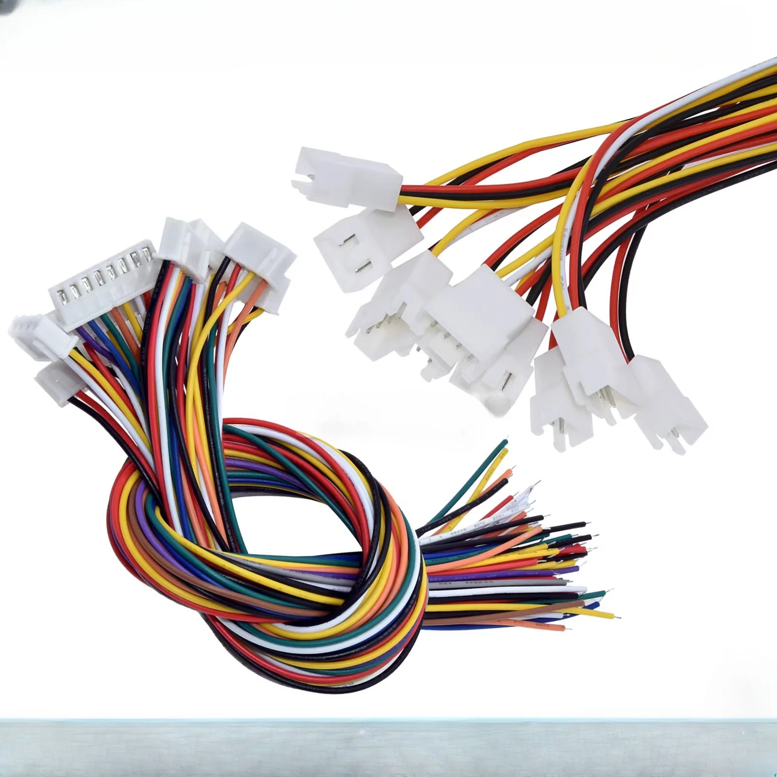 HY2.0 플러그인 버클 터미널 와이어, 2 3 4 5 6p 수컷 암컷, 2mm 싱글 엔드 전자 와이어, 26AWG, 5 쌍