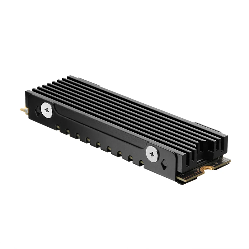M.2 2280 SSD Cooler Aluminum Alloy Solid State Hard Disk Cooler Heat-resistance with Thermal Silicone Pad for Game Console