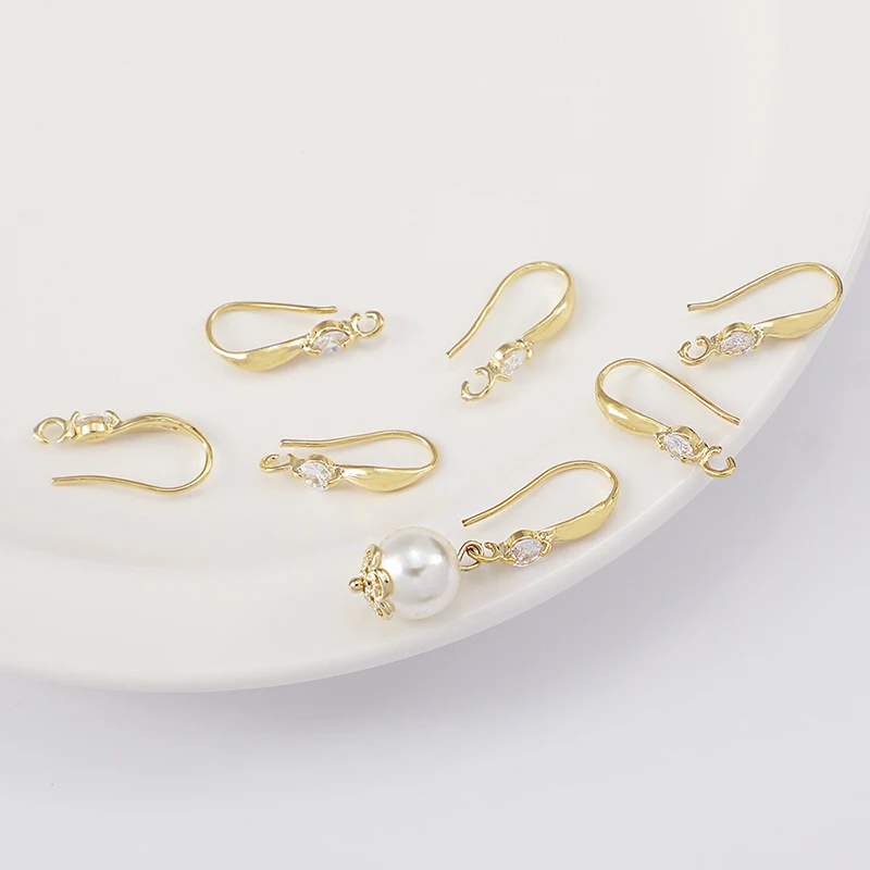 Shop Beebeecraft 1 Box 50Pcs Leverback Earring Findings 18K Gold Plated  French Earring Hooks 16x11mm Leaf Pattern Interchangeable Dangle Ear Wire  Findings for Jewelry Making for Jewelry Making - PandaHall Selected