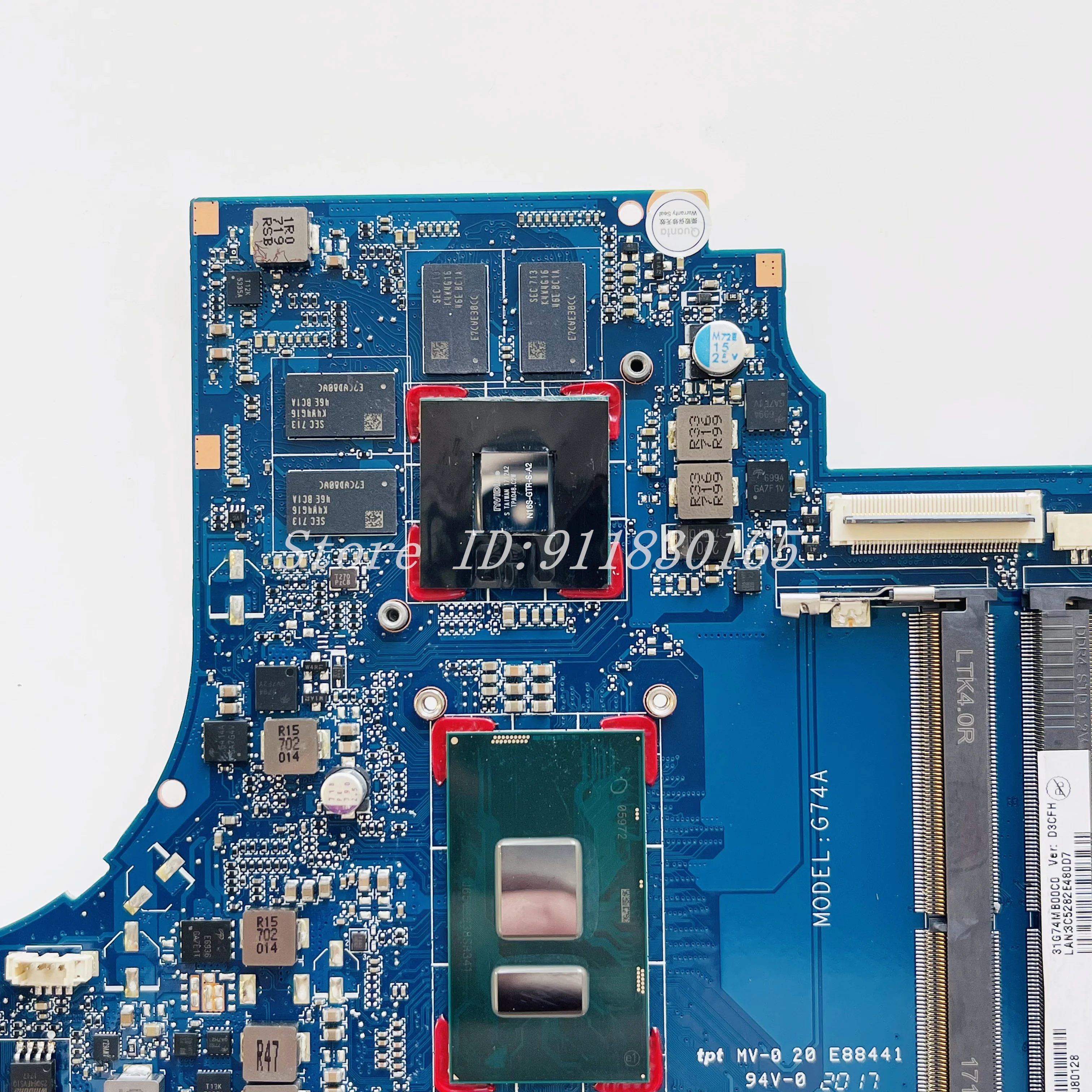ノートブックマザーボード,hp pavilion,15-cc,15t-cc,g74a ノートブックマザーボード,hp pavilion,15-cc,15t-cc,g74a