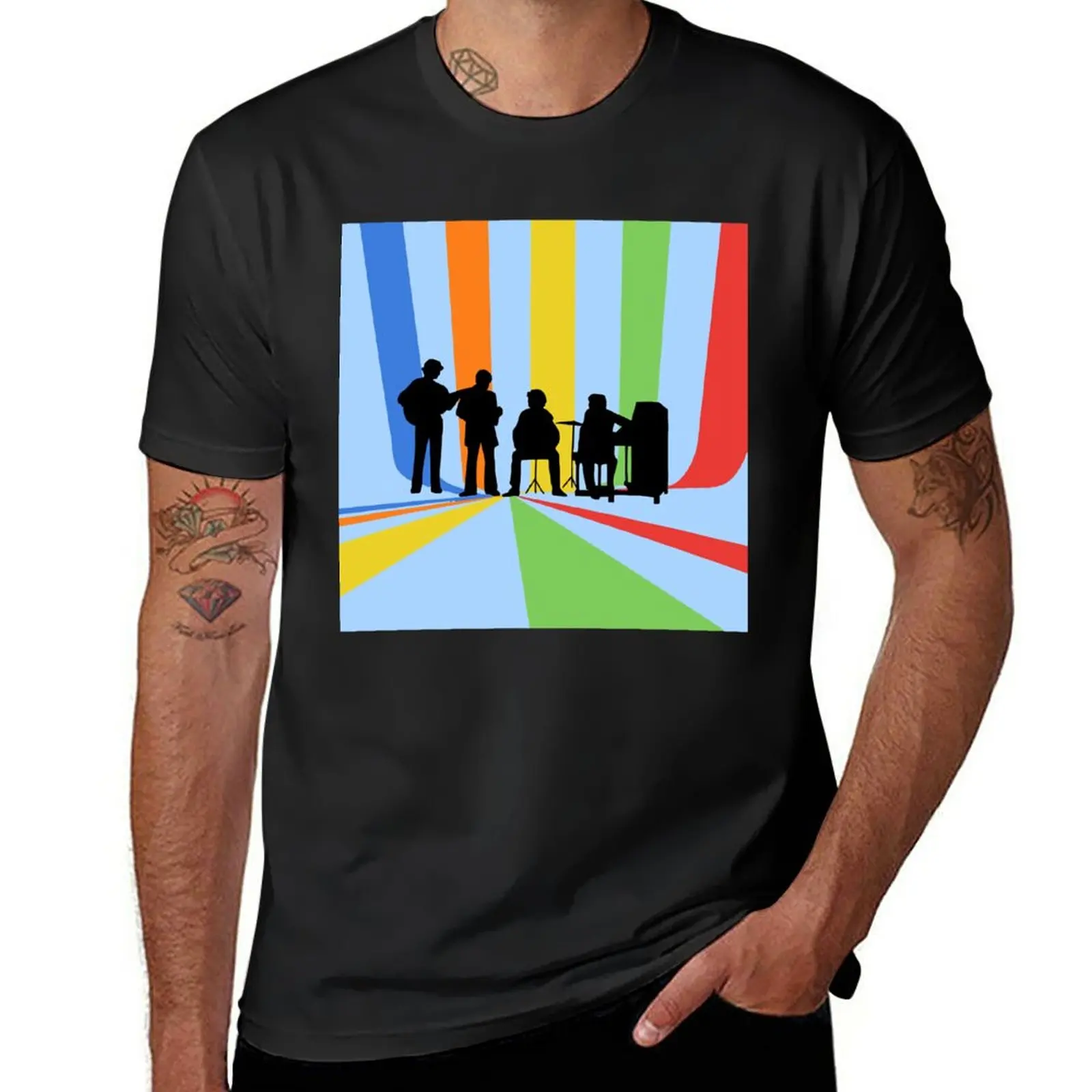 

New Music Retro The Rainbow Room Graphic For Fan T-Shirt aesthetic clothes hippie clothes slim fit t shirts for men