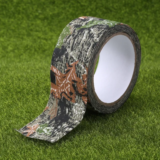 Camouflage Invisible Tape Camo Form Reusable Self Cling Camo Hunting Rifle Fabric Tape Wrap Outdoor Camping Accessories 6