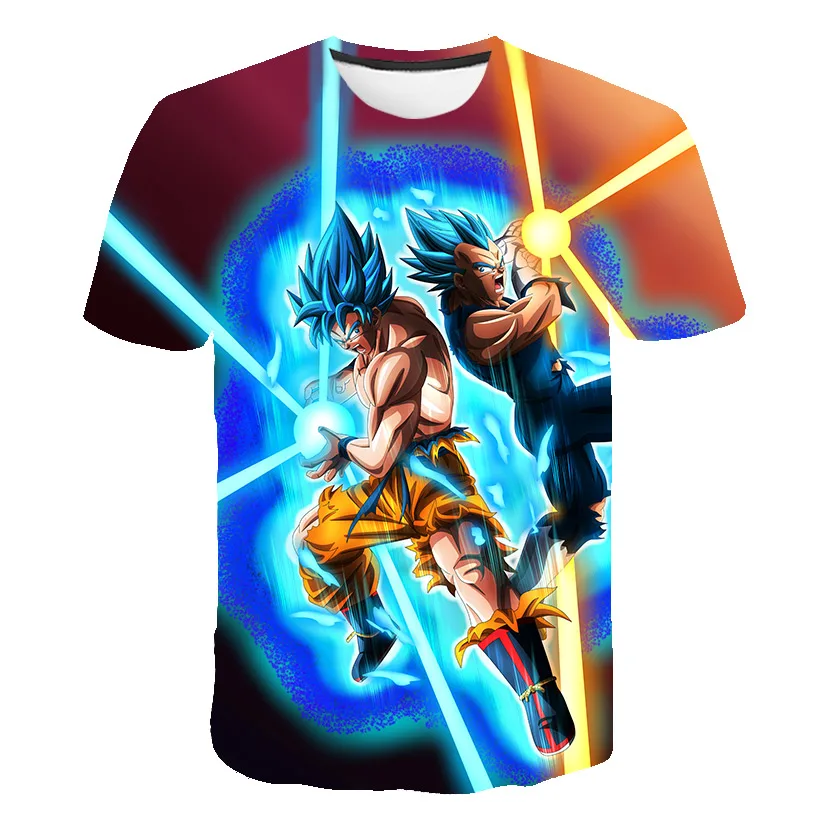 children's t shirt with animals	 Anime Dragon Ball Son Goku 3D Print Kids T Shirt Summer Fashion Casual T-shirt Boy Girl Unisex Children's Clothing Tshirt Tops t-shirt kid dress	