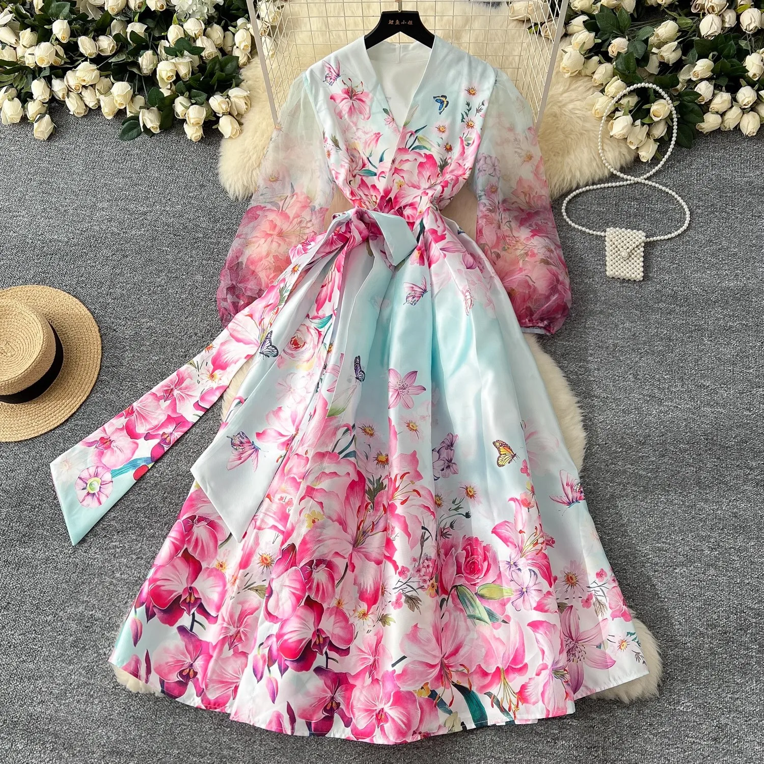 New Chinese Style Green Forest Bustier and Skirt - A Midsummer Night's Dream 仲夏夜之梦 main image 0