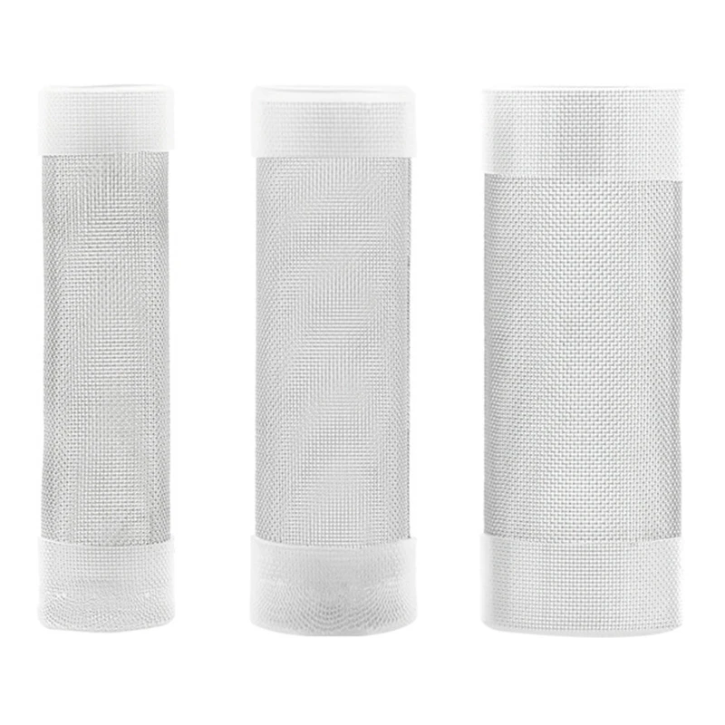 Filter Stainless Steel Water Inlet Protective Sleeve Anti-sucking Fish Filter Fish Tank Fine Net Cylinder Guards A0KF