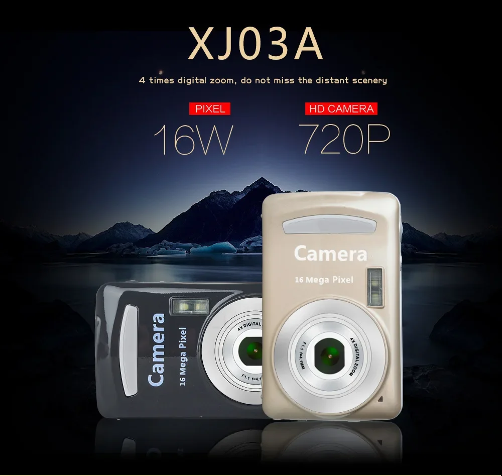 New1080P High-definition16 Megapixel Home Digital Camera, Fully Automatic Photog