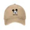 Mickey Mouse Since 1928 Cartoon Cute Baseball Caps Distressed Washed Manga Anime Snapback Hat Unisex Outdoor Running Adjustable 1