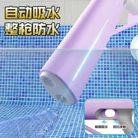 New automatic water suction electric continuous water gun cool running lamp spray summer outdoor children's toys 2