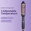 New Design Electric Round Hair Brush Rotating Electric Hair Brush Ceramic Ionic Heat Curling Brush 2