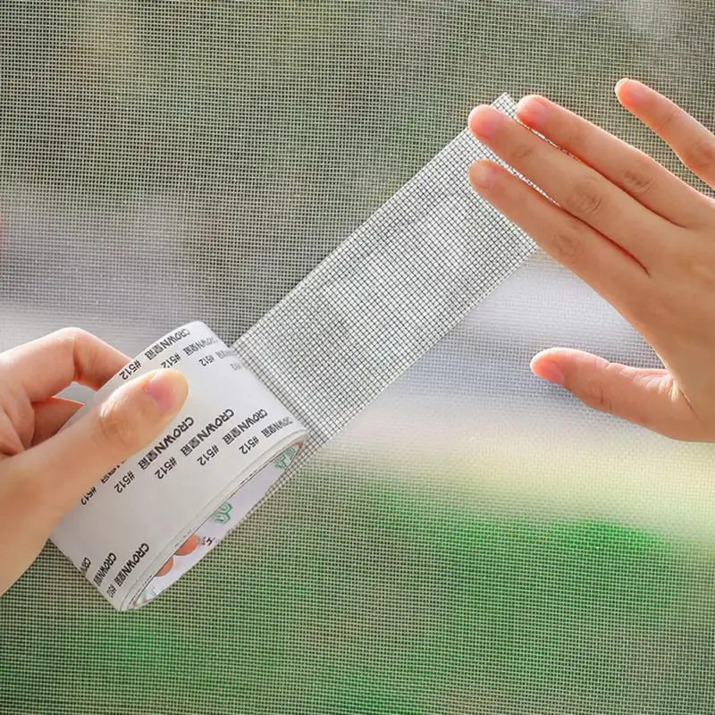 

Window Screen Repair Self-adhesive Net Door Fix Patch Anti-Insect Mosquito Mesh Broken Holes Repair Mosquito Netting Patch