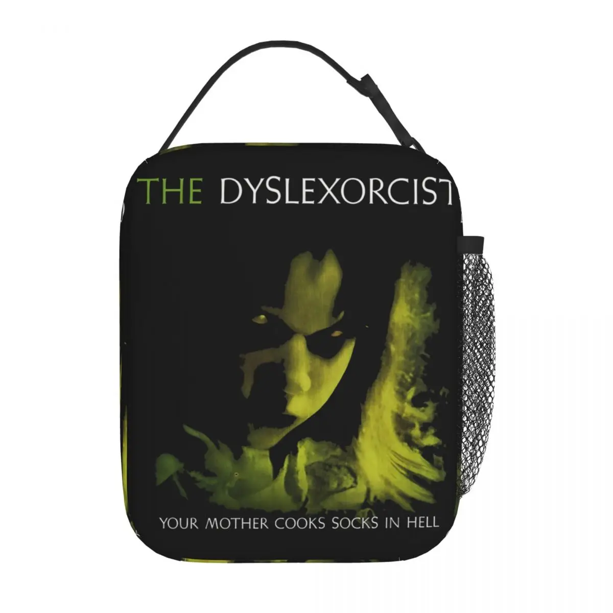 The Dislexorcist Insulated Lunch Bags The Esorcist Horror Movie Storage Food Box Portable Cooler Scatole Termiche Per Il Pranzo Per La Scuola