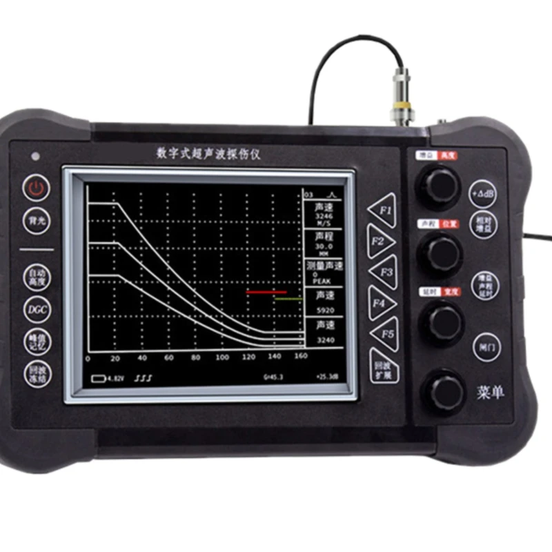 

High-precision ultrasonic flaw detector for internal defects of steel castings in metal welds