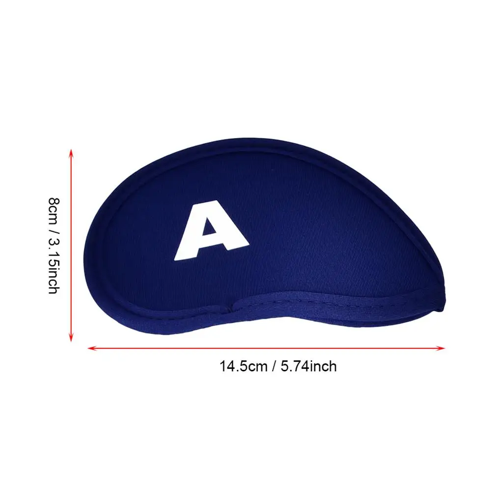 

10X чехол для клуба, товары для гольфа, защитное снаряжение, длительная защита, утолщенный дизайн, нейлон, неопрен, водонепроницаемый, пыленепроницаемый