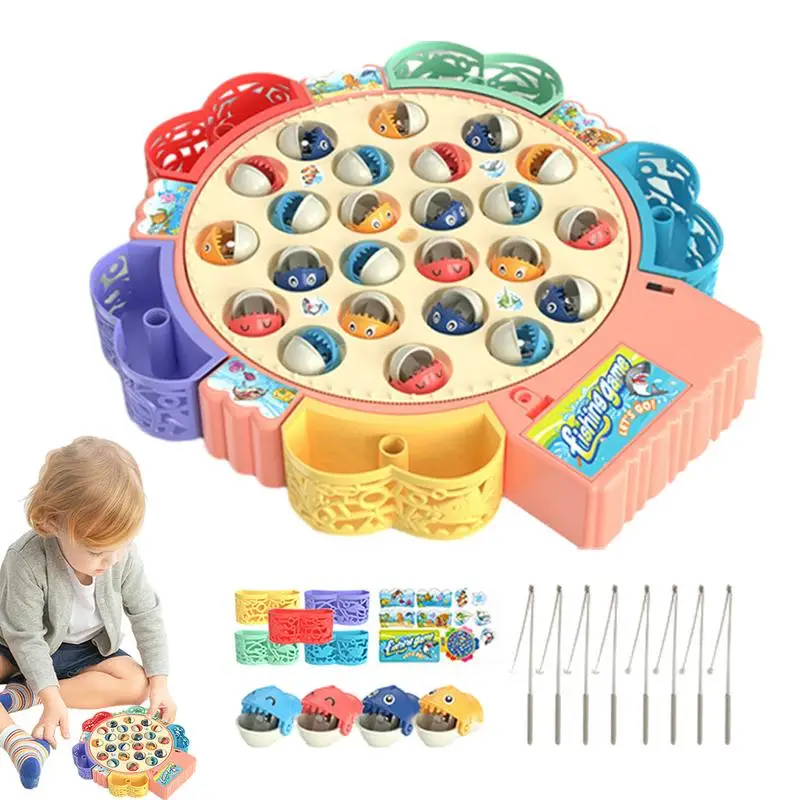 

Fishing Toys For Kids Musical 3 Gears Fishing Toys Portable Educational Toys For Home Colorful Learning Toys For Fine Motor