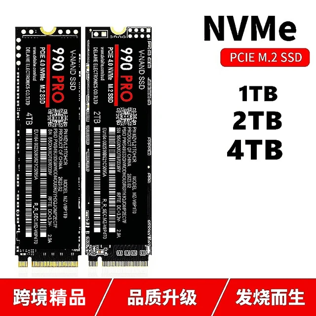 Disque dur interne SSD M.2 990 Pro NVcloser TLC 500, 4 To/2 To/1 To/2.5 Go,  500 pouces, pour ordinateur portable et PC - AliExpress