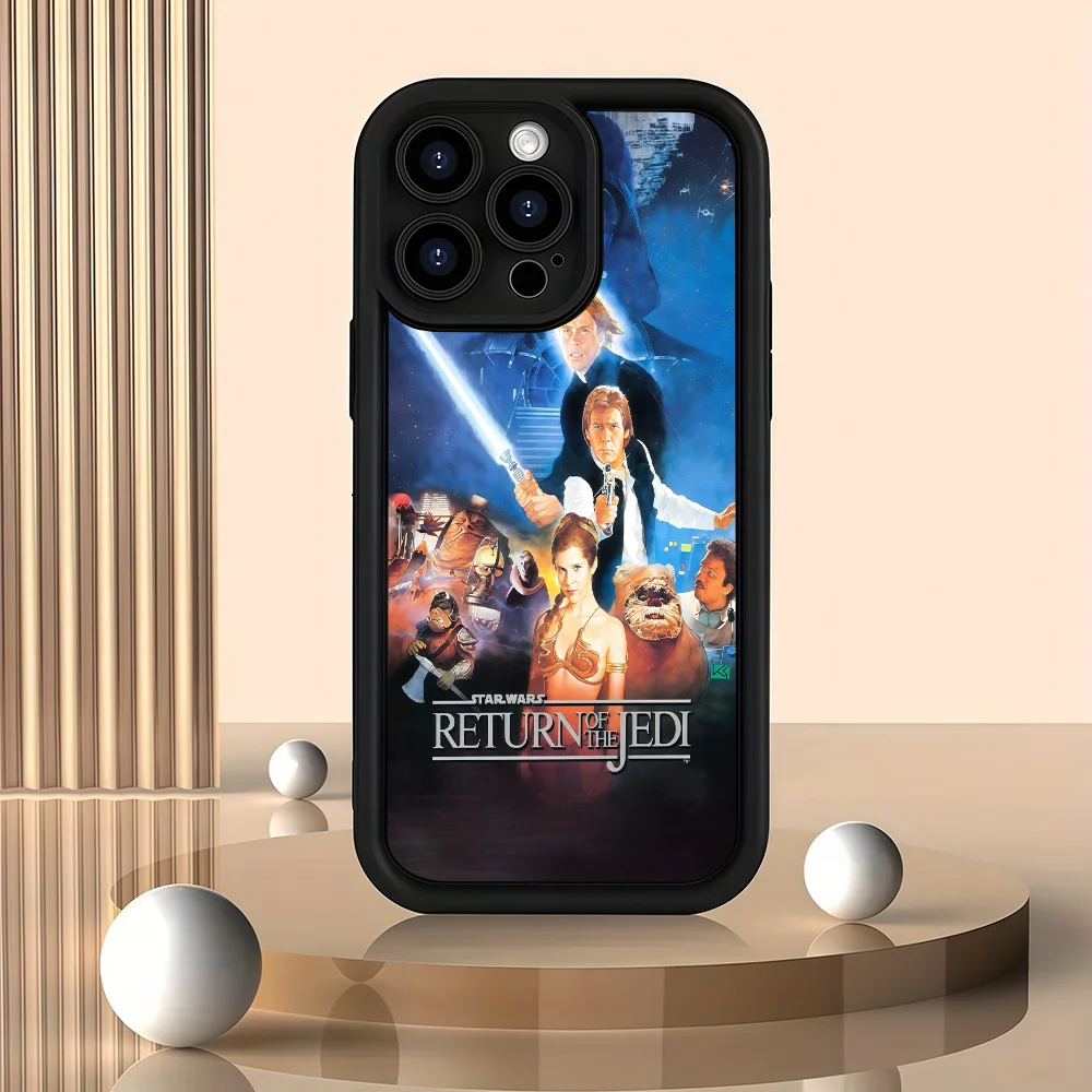 Star-Themed Anti-Slip Silicone Soft Phone Case