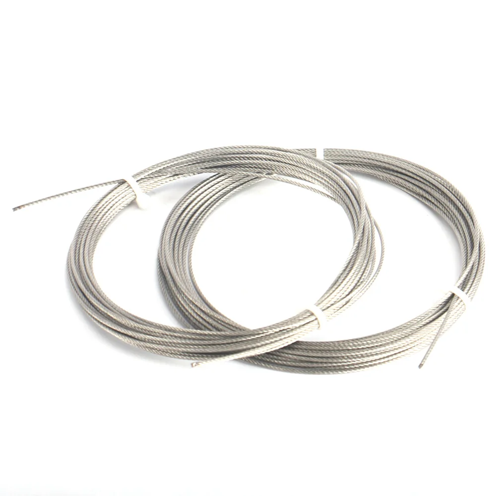 Cavo Acciaio Rivestito 3MM, 30M 304 Inossidabile Cavo Acciaio,M5 Tenditore Cavo Acciaio,Corda - Foto 3