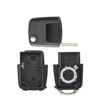 Chiave telecomando per VW Passat Polo Golf Touran Bora Ibiza Leon Octavia Fabia - KEYYOU 3 pulsanti pieghevole auto Remote Flip Key Shell Case Fob per VW Passat Polo