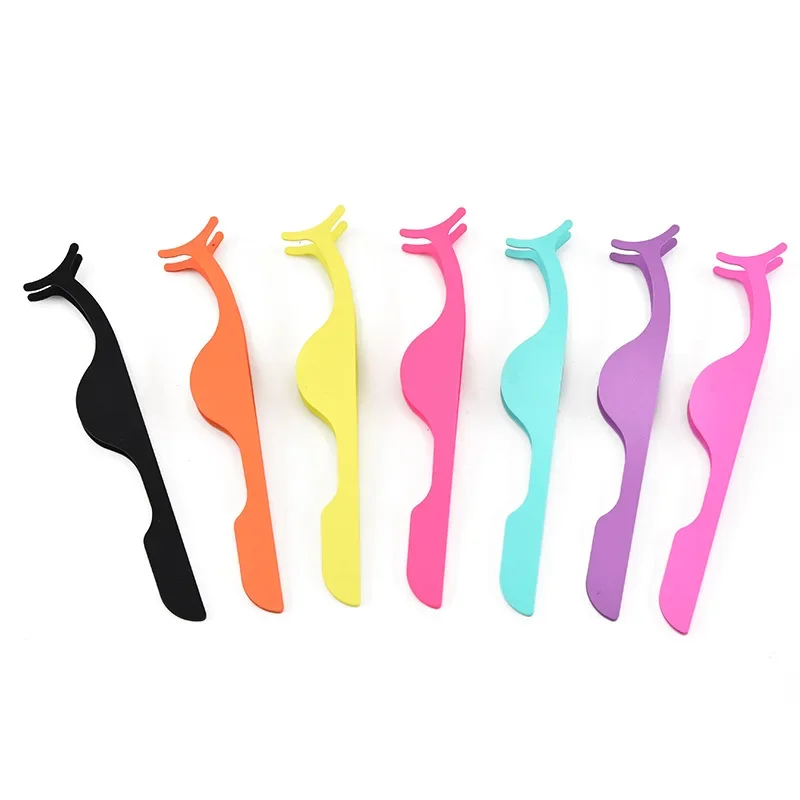 Heallor False Eyelashes Clip Stainless steel eyelash curler Extension Eye Lash 4 Colors Applicator Beauty Makeup Tool Accessorie 2