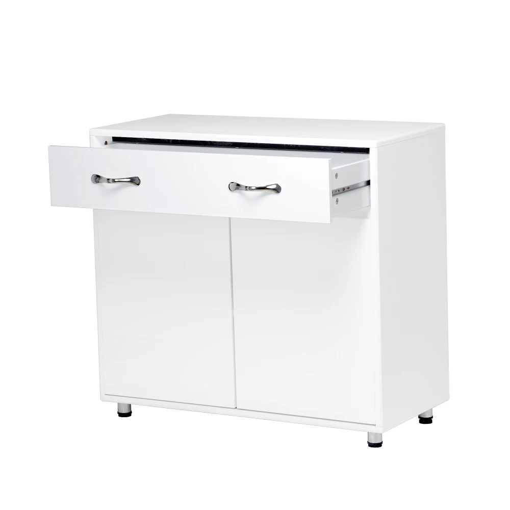 Two door Side Table-White 5