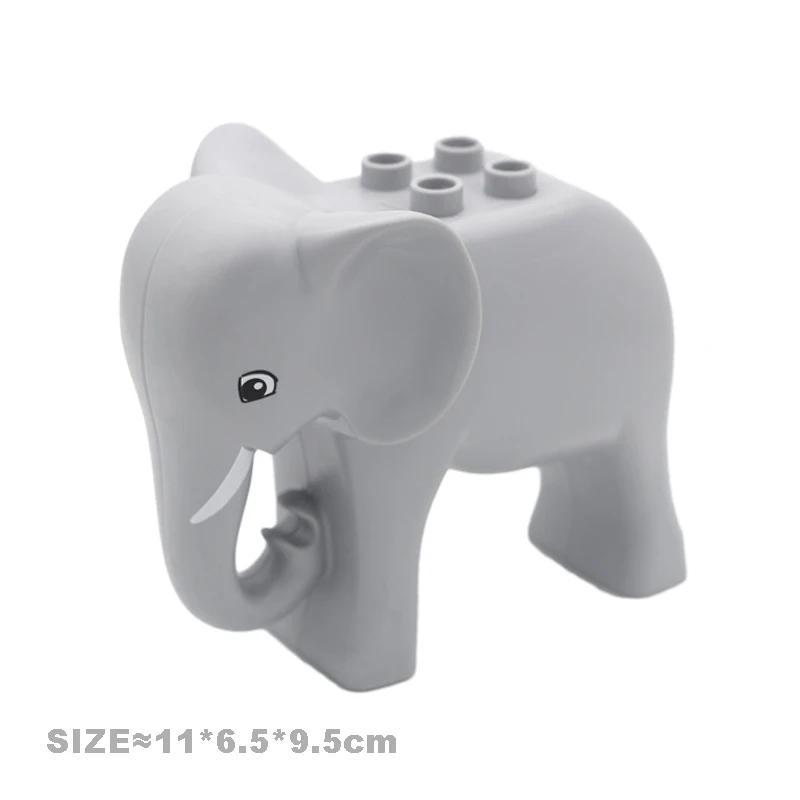 Large Farm Animal Building Block Set - Educational Assembly Toys