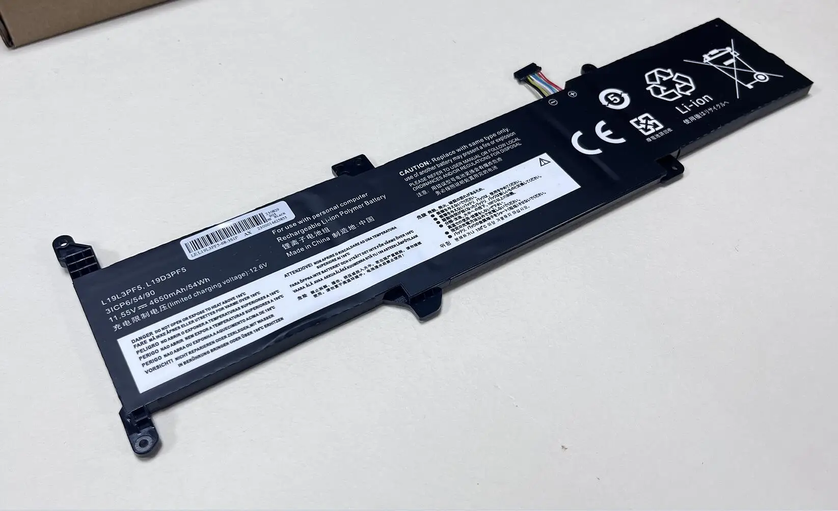 Bateria do Portátil para Lenovo Células L19l3pf5 L19d3pf5 Sb10x02598 L19c3pf7 Sb10x02596 Ideapad 314ada05 Ideapad 3-15 11.55v Células - Imagem 4