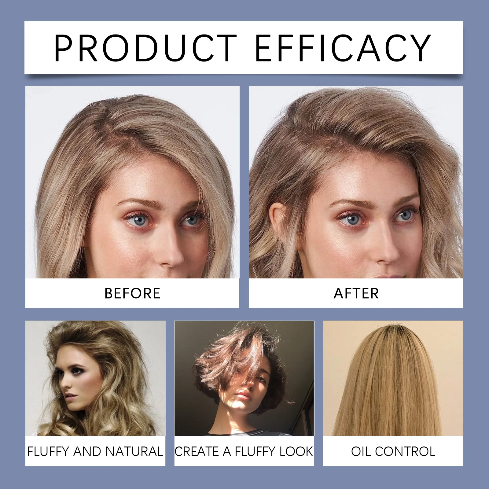 EELHOE Hair Defining Powder Oil Control Fluffy Hair Increase Hair Volume Instantly Long-Lasting Styling Degreasing For Men Women view 2