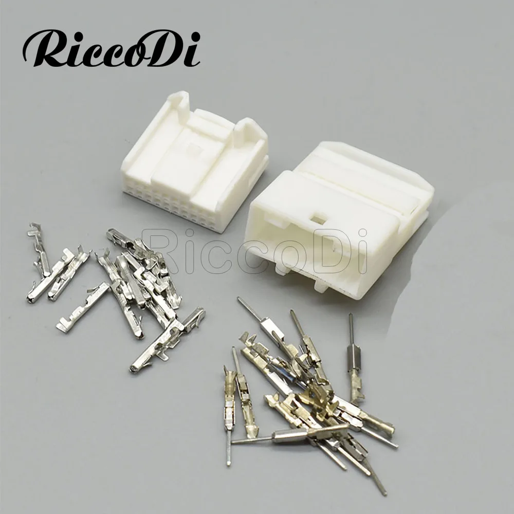 Description Picture 6 of item1 Set 4/8/10/12/2024/28/32/40 Pin 0.7MM Car Navigation Reversing Mirror Wiring Harness Connector Automotive Audio Plug