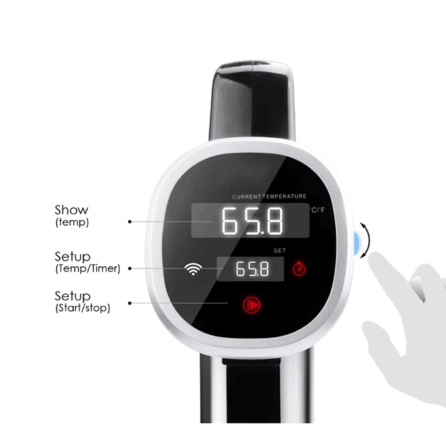 Hot Sale China UK AU Temperature LCD Digital Display sous vide cooking slow cooker 3