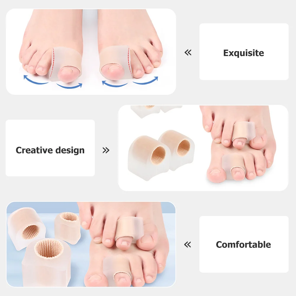 Reusable Toe Separators Comfortable Toes Spacers Bunion Corrector Breathable Foot Care Tools Health Care Devices Toe Corrector