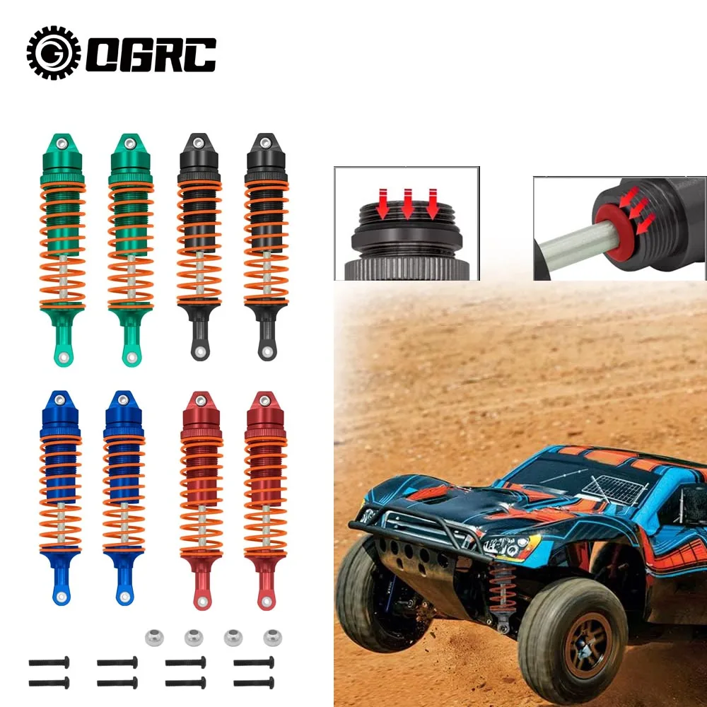 Ogrc Tutte Le Parti Di Aggiornamento Degli Ammortizzatori Anteriori E Posteriori In Alluminio Per Traxxas Slash 2Wd Slash 4X4 4Wd Rustler Stampede Hos
