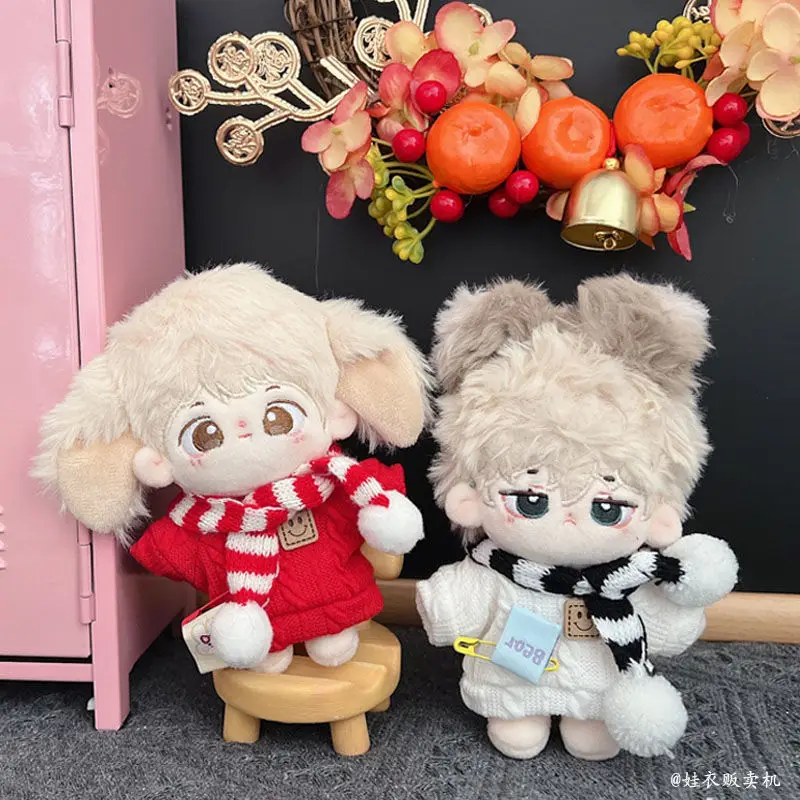 10cm cotton doll cloaks, dresses, jumpsuits, climbing clothes, new year sets 6