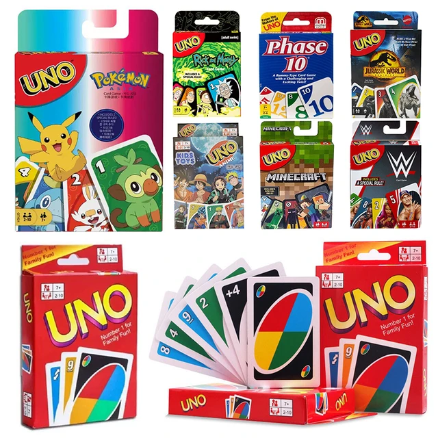 Mattel UNO FLIP! Family Entertainment Board Game, Cartas Divertidas,  Brinquedos Infantis, Gift Box, Jogos de Cartas uno